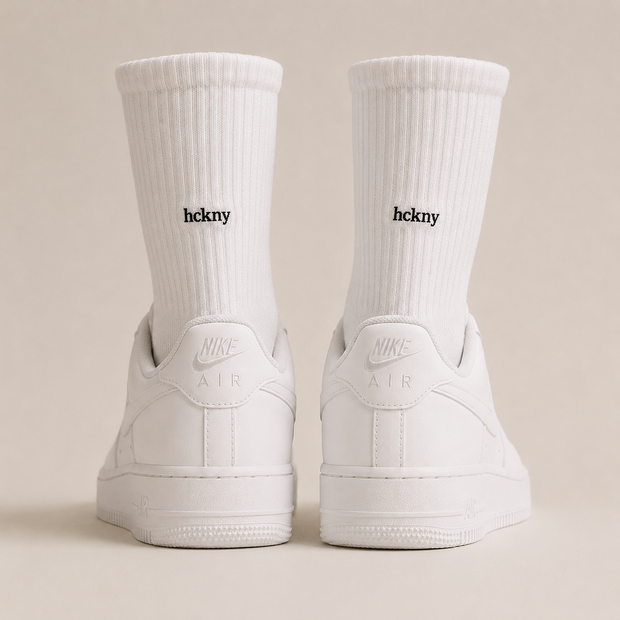 HCKNY Core white Socks – 2 Pack