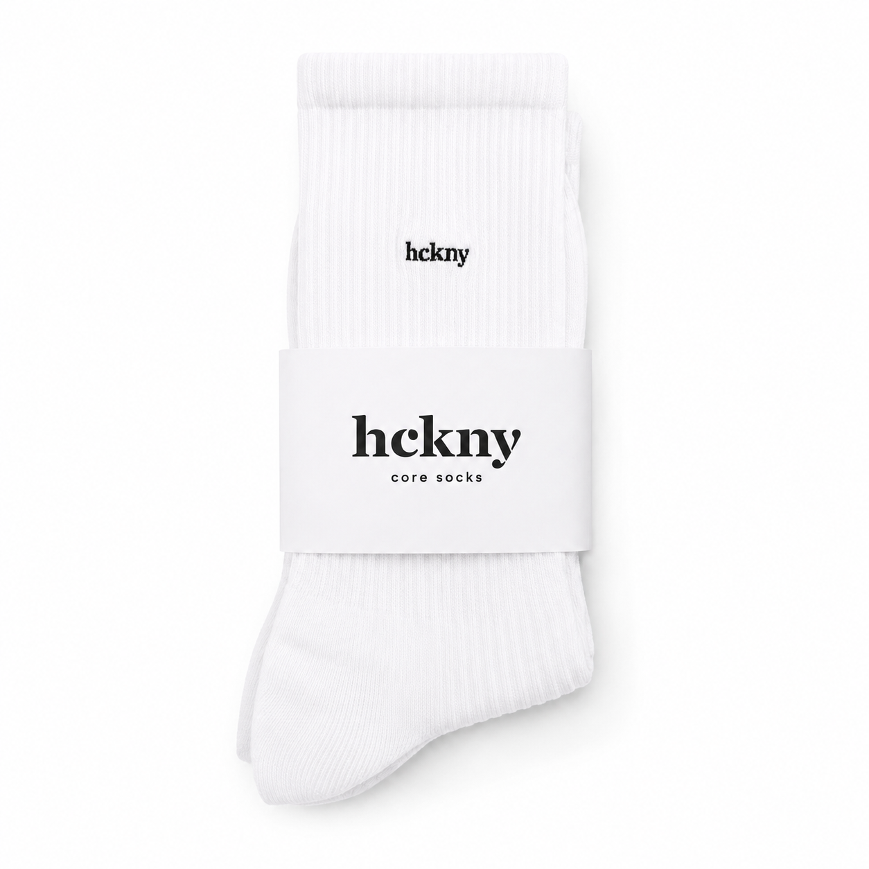 HCKNY Core white Socks – 2 Pack